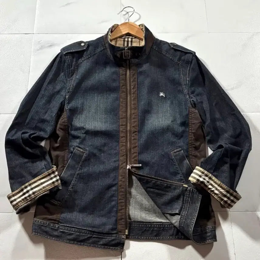 [BUNJANG] Burberry Black Label Denim Jacket / 버버리 청자켓