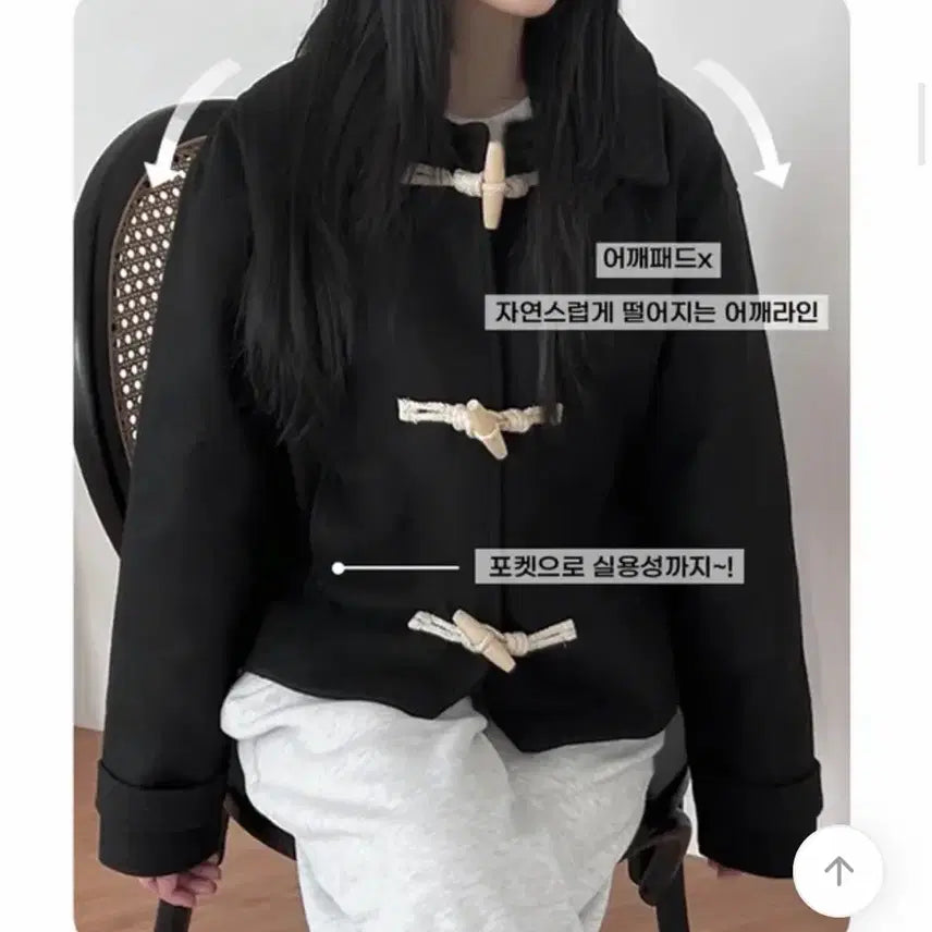 [BUNJANG] Classic Duffle Coat / 떡볶이 코트