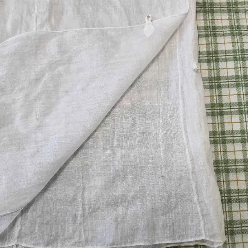 [BUNJANG] Ramie Tie-Knot Wrap Skirt / 5ㅡ모시 매듭단추 랩 스커트  ㅡ허리ㅡ28
