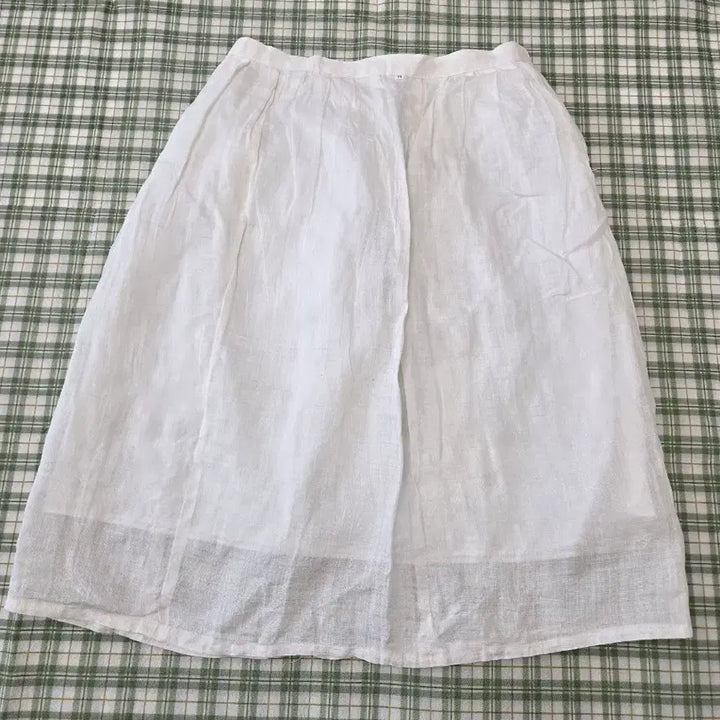 [BUNJANG] White Ramie Long Skirt / 5ㅡ모시 .스커트ㅡ허리ㅡ32
