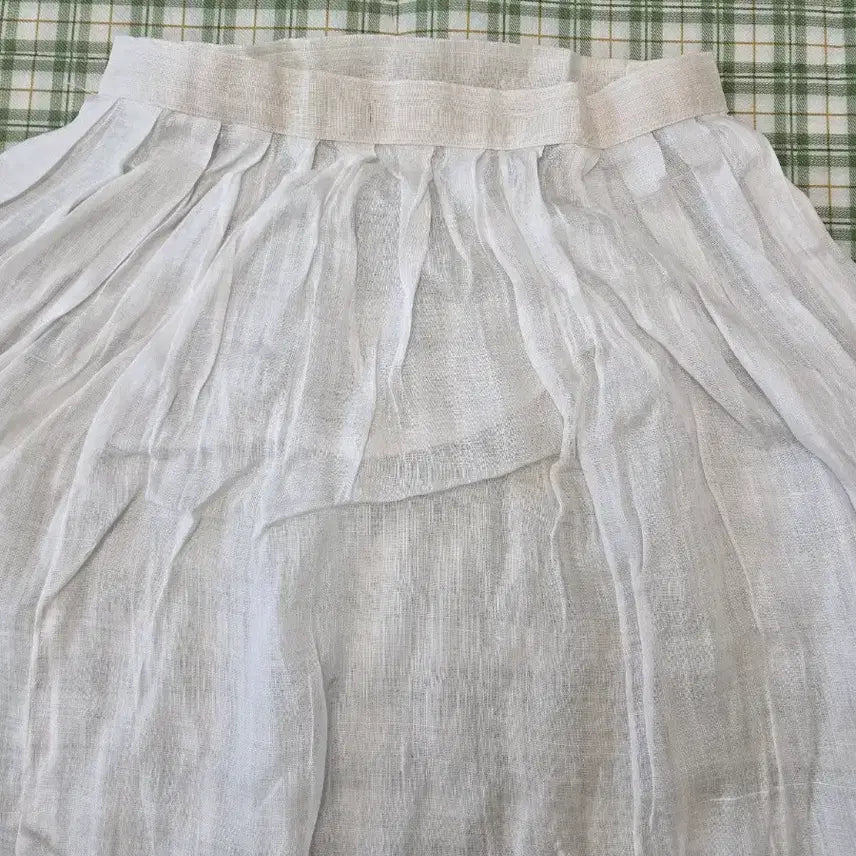 [BUNJANG] White Ramie Long Skirt / 5ㅡ모시 스커트 ㅡ