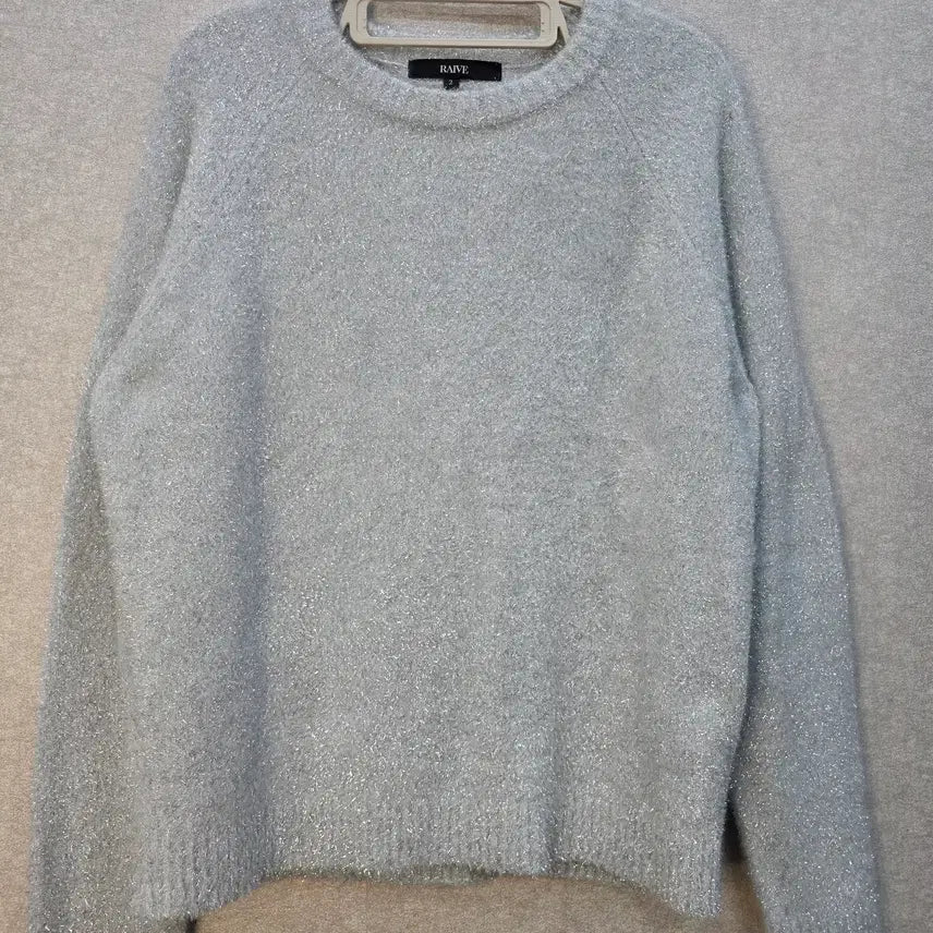 [BUNJANG] RAIVE Glitter Knit Silver / RAIVE 레이브 글리터 니트