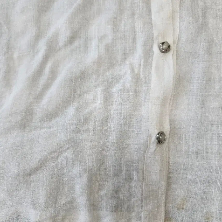 [BUNJANG] Ramie Shirt - Size 66/77 / 5ㅡ모시 셔츠ㅡ66 ㅡ77