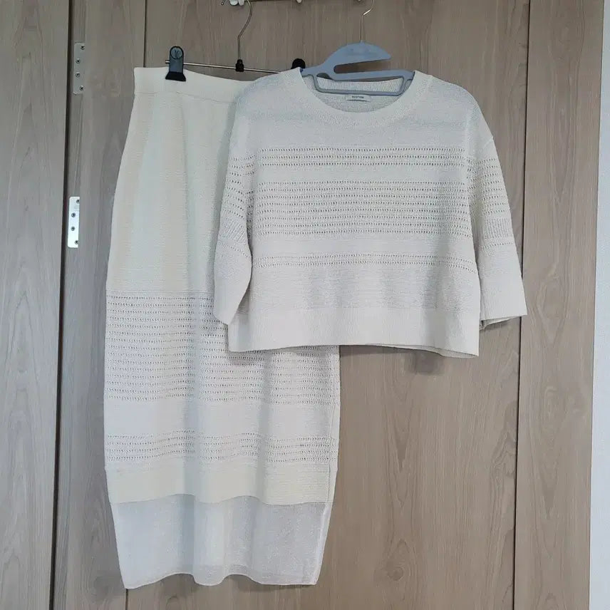 [BUNJANG] System Knit and Skirt Set / 시스템 니트, 스커트 세트