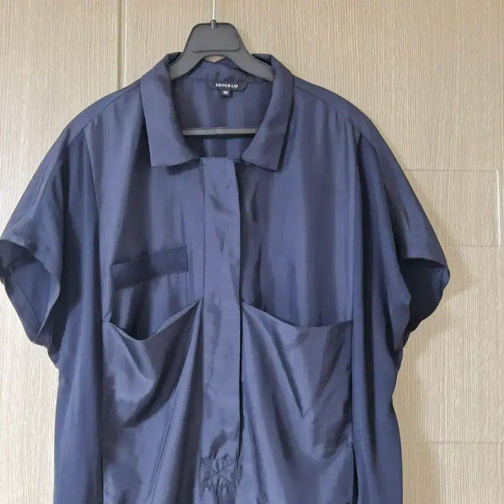 [BUNJANG] Program Short Sleeve Shirt Navy 88 / 프로그램 반팔 셔츠 네이비88