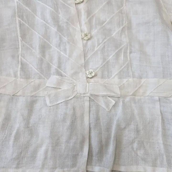 [BUNJANG] Korean Handmade Linen Shirt / 6ㅡ모시 국산 맞춤  작품 셔츠ㅡ55
