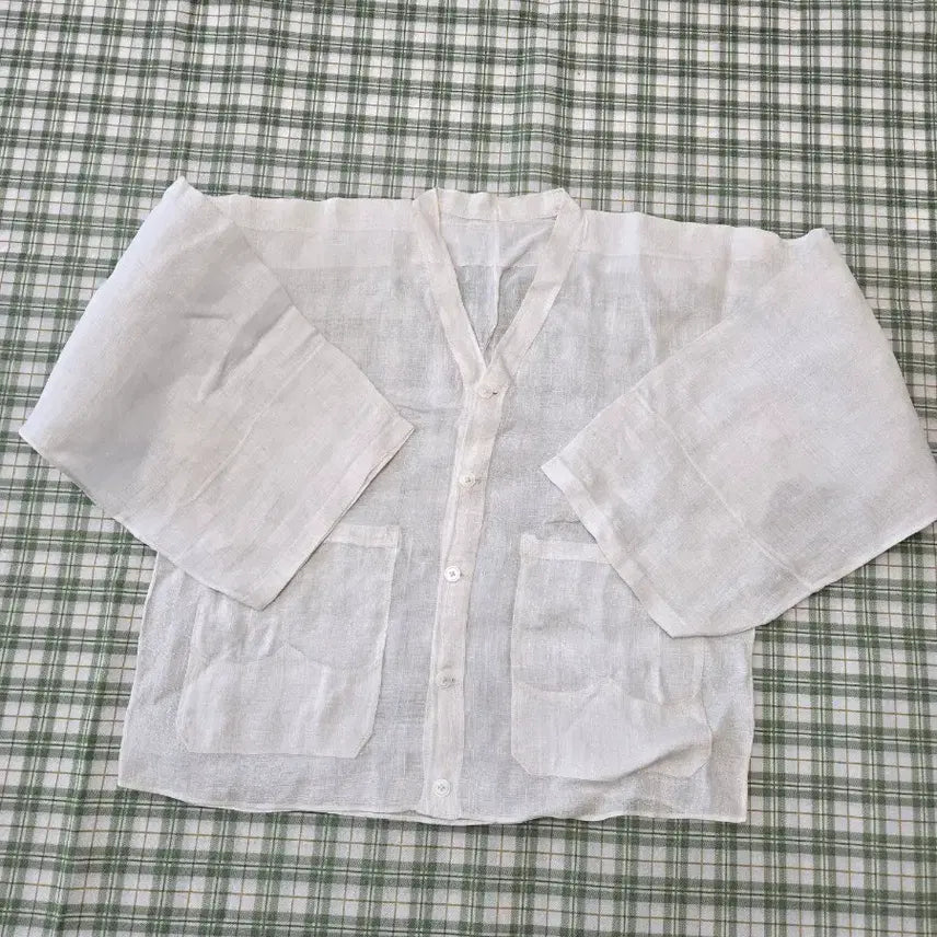 [BUNJANG] Linen Blend改良 Hanbok Jacket - Size 100 / 6ㅡ모시 개량저고리  ㅡ100