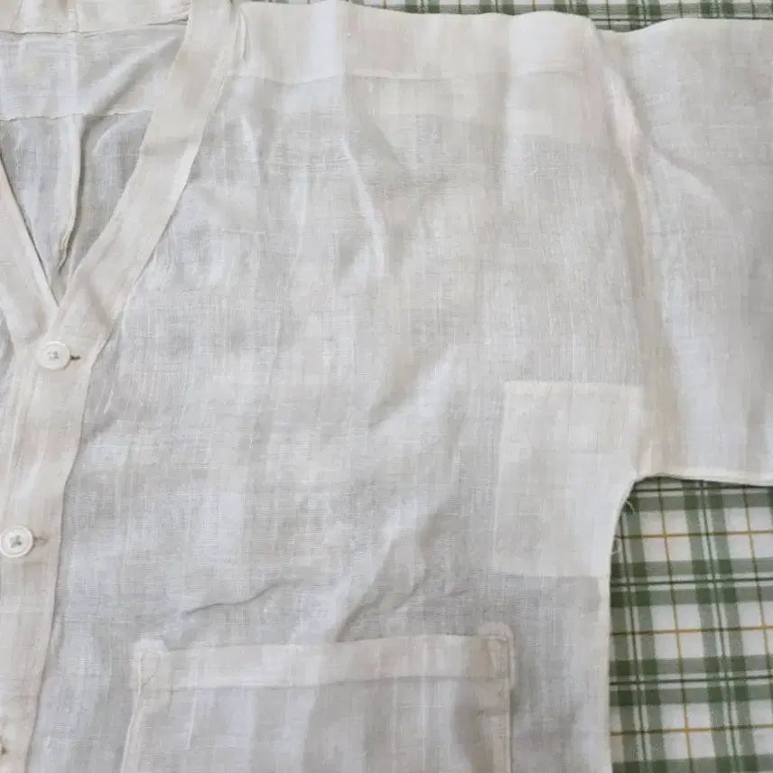 [BUNJANG] Linen Blend改良 Hanbok Jacket - Size 100 / 6ㅡ모시 개량저고리  ㅡ100