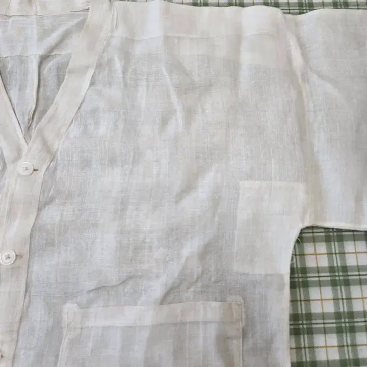 [BUNJANG] Linen Blend改良 Hanbok Jacket - Size 100 / 6ㅡ모시 개량저고리  ㅡ100