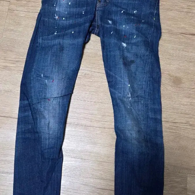 [BUNJANG] DSQUARED2 Paint Detail Denim Jeans 46 / 디스퀘어드2 페인트 데님 청바지 46