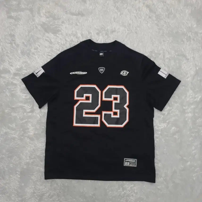 [BUNJANG] Muscle Armed 23 Rugby Jersey Black L / 머슬암드 23 럭비 져지 블랙 L