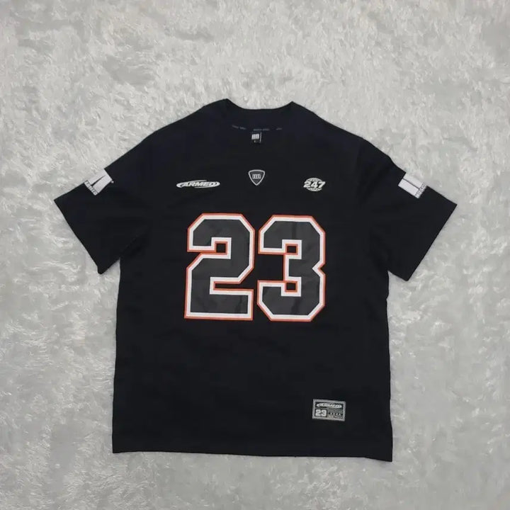 [BUNJANG] Muscle Armed 23 Rugby Jersey Black L / 머슬암드 23 럭비 져지 블랙 L