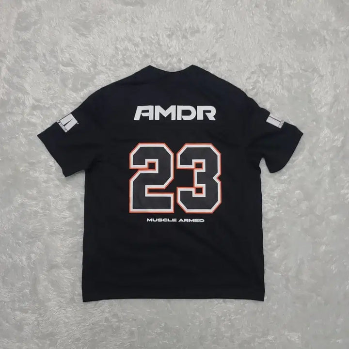 [BUNJANG] Muscle Armed 23 Rugby Jersey Black L / 머슬암드 23 럭비 져지 블랙 L