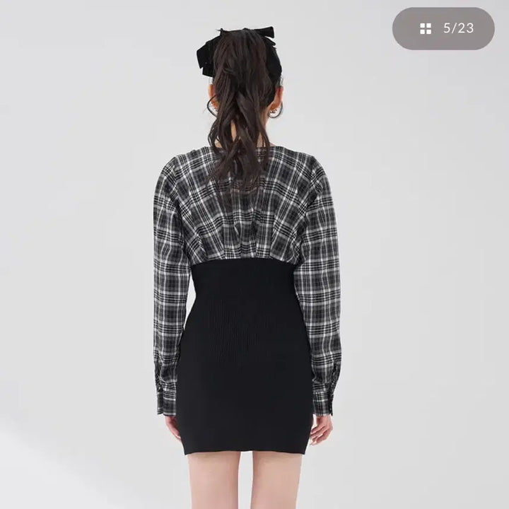 [BUNJANG] Darich Check One-Piece Dress / Darich 다리치 일브 스나계 체크 원피스