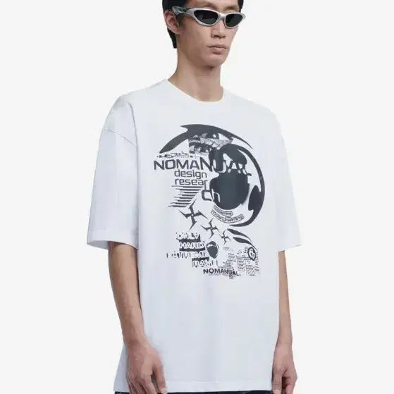 [BUNJANG] No Manual White T-Shirt / 노매뉴얼 흰색 반팔팝니다(급처)