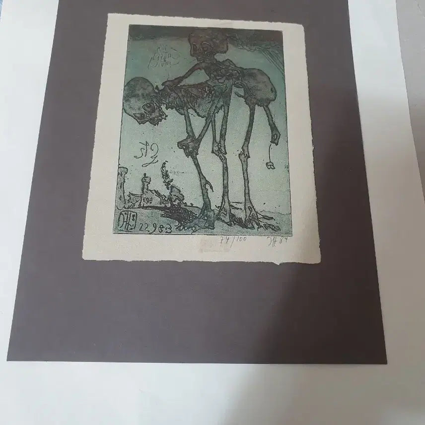 [BUNJANG] Horst Janssen Limited Edition Print 