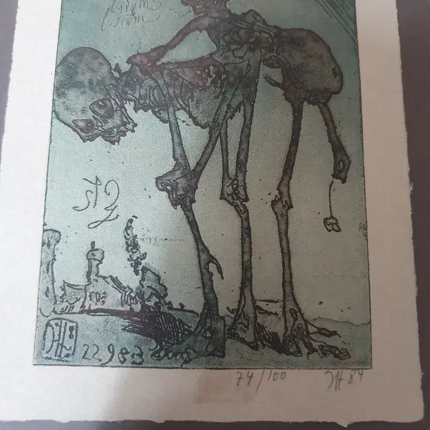 [BUNJANG] Horst Janssen Limited Edition Print 