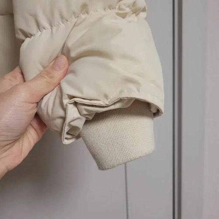 [BUNJANG] Ivory Down Padded Jacket / 아이보리 솜털 패딩