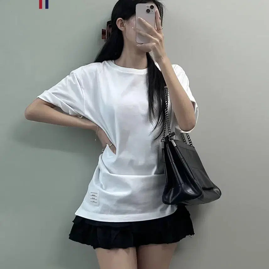 [BUNJANG] Thom Browne Short Sleeve T-Shirt / 톰브라운 반팔티
