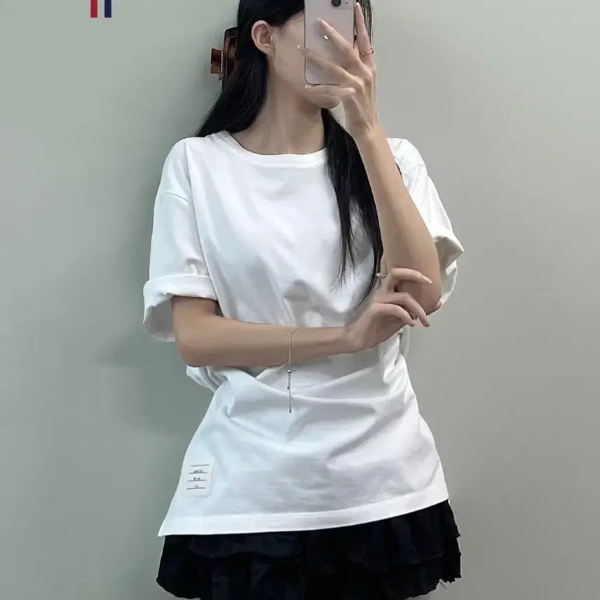 [BUNJANG] Thom Browne Short Sleeve T-Shirt / 톰브라운 반팔티