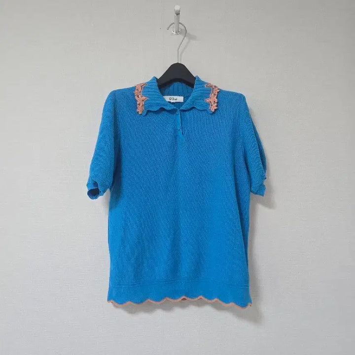 [BUNJANG] Ozsecon Blue Blouse Size 1 / 오즈세컨 블루 블라우스1