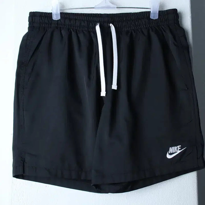 [BUNJANG] Nike Black Functional Banding Shorts (Old School) / (M-L) 나이키 반바지 팬츠 기능성 밴딩 블랙 올드스쿨-263D