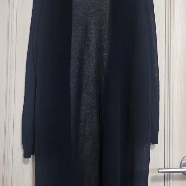 [BUNJANG] Cresson Black Summer Long Cardigan / 크레송 블랙 여름 롱 가디건