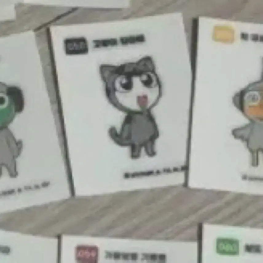 [BUNJANG] Tamama Cat Sticker / 고양이 타마마 띠부띠부씰 띠부실 스티커