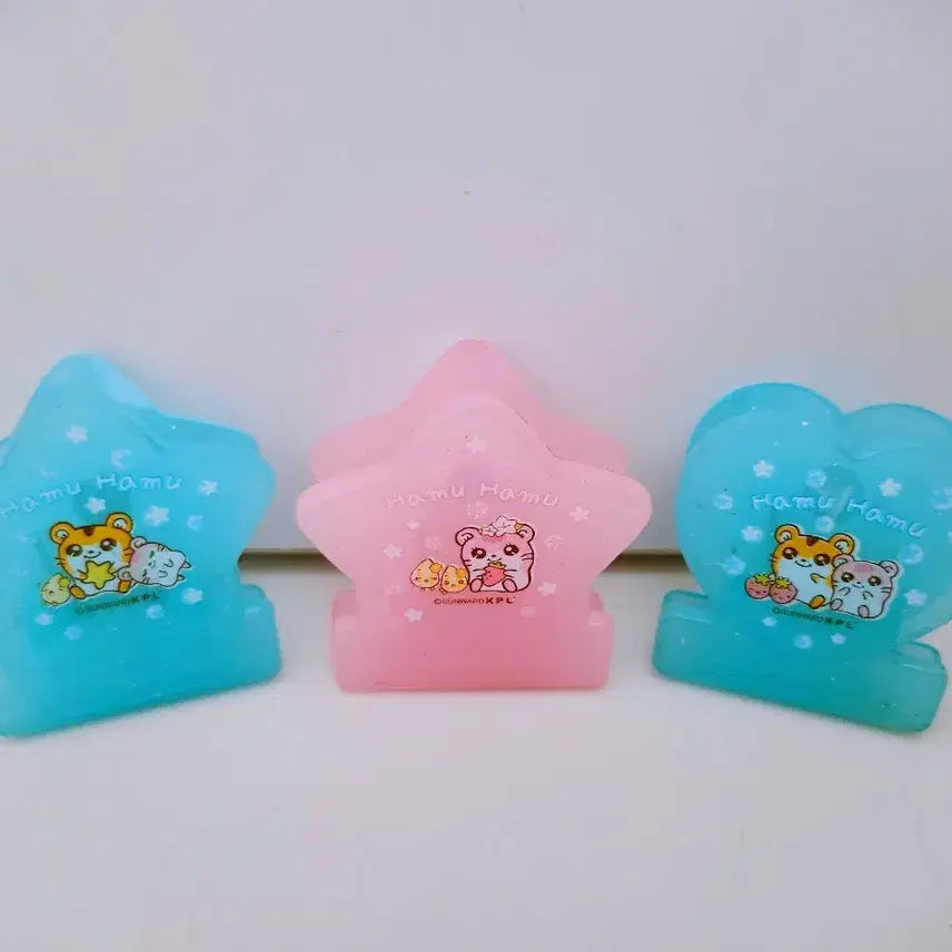 [BUNJANG] Hamuhamu Star Heart Clips / (마지막 세일)[고전문구] 하무하무 별 하트 집게