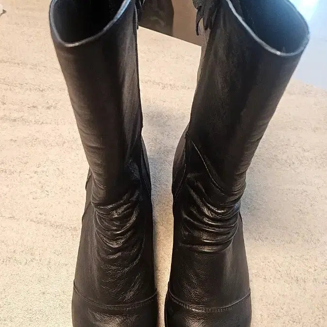 [BUNJANG] Black Half-Boots / (미사용) 블랙 반부츠