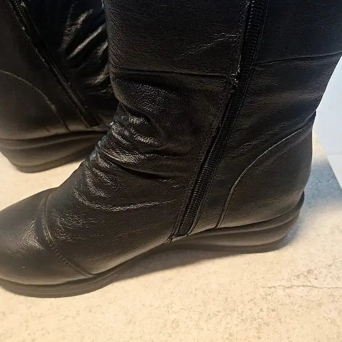 [BUNJANG] Black Half-Boots / (미사용) 블랙 반부츠