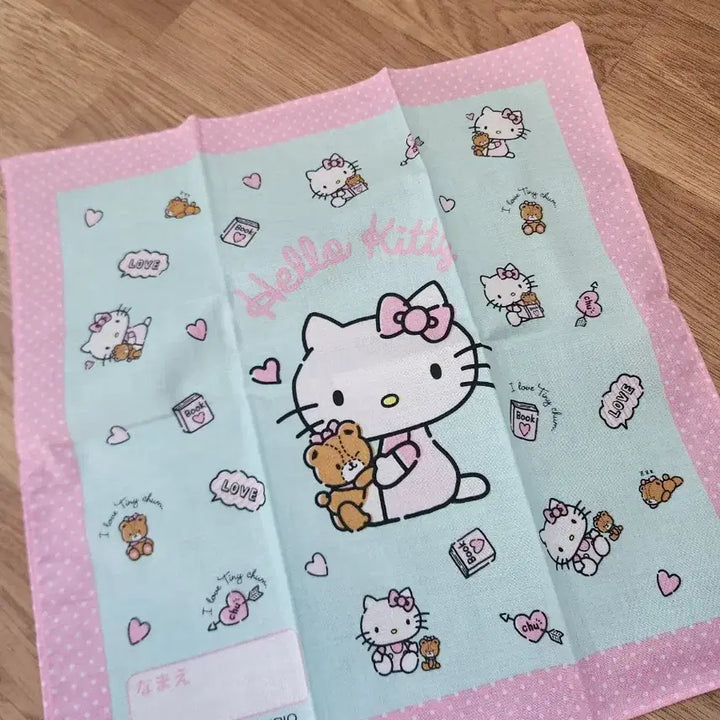 [BUNJANG] Sanrio Hello Kitty Handkerchief Set / 산리오 헬로키티 손수건 세트