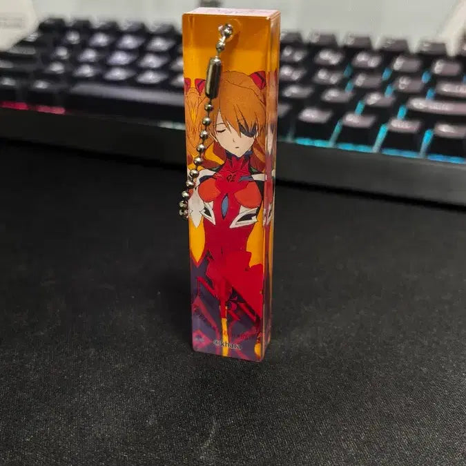 [BUNJANG] Evangelion Asuka Acrylic Keyring / 에반게리온 아스카 아크릴 키링