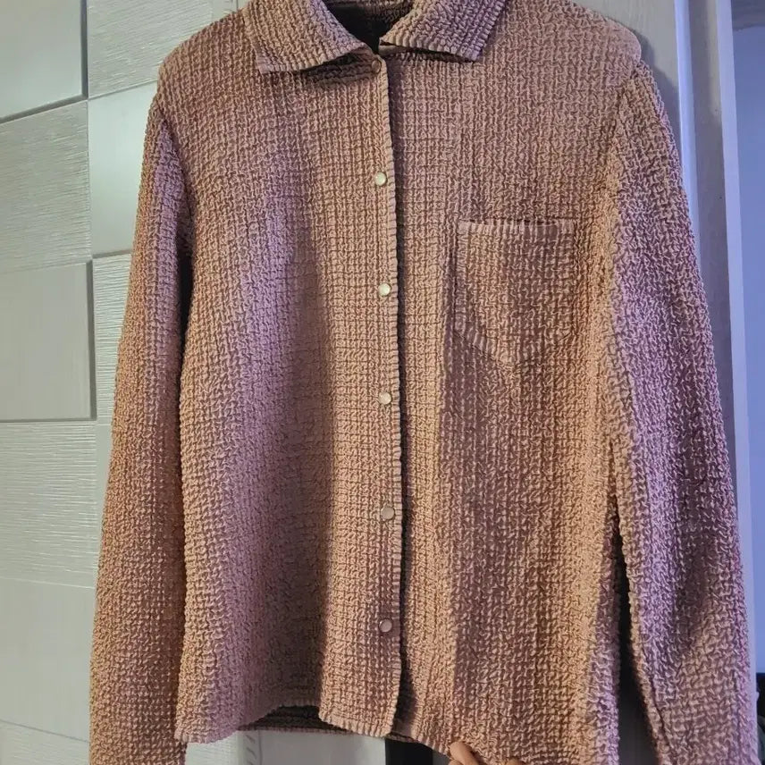 [BUNJANG] Pleated Collar Blouse / 플리츠 카라 상의