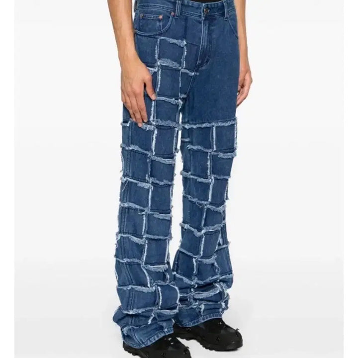 [BUNJANG] Andersson Bell Blue New Patchwork Jeans / 앤더슨벨 블루 뉴 패치워크