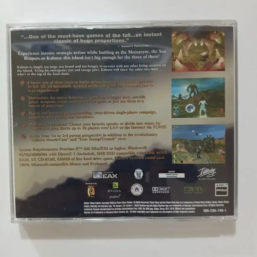 [BUNJANG] Citizen Kabuto 2 CD Set / 시티즌 카부토게임CD2장
