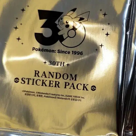 [BUNJANG] Pokemon 30th Anniversary Random Sticker Pack (10 Packs) / 미개봉 새제품 포켓몬 30주년 랜덤 스티커팩 10팩 14만원에 팝니다