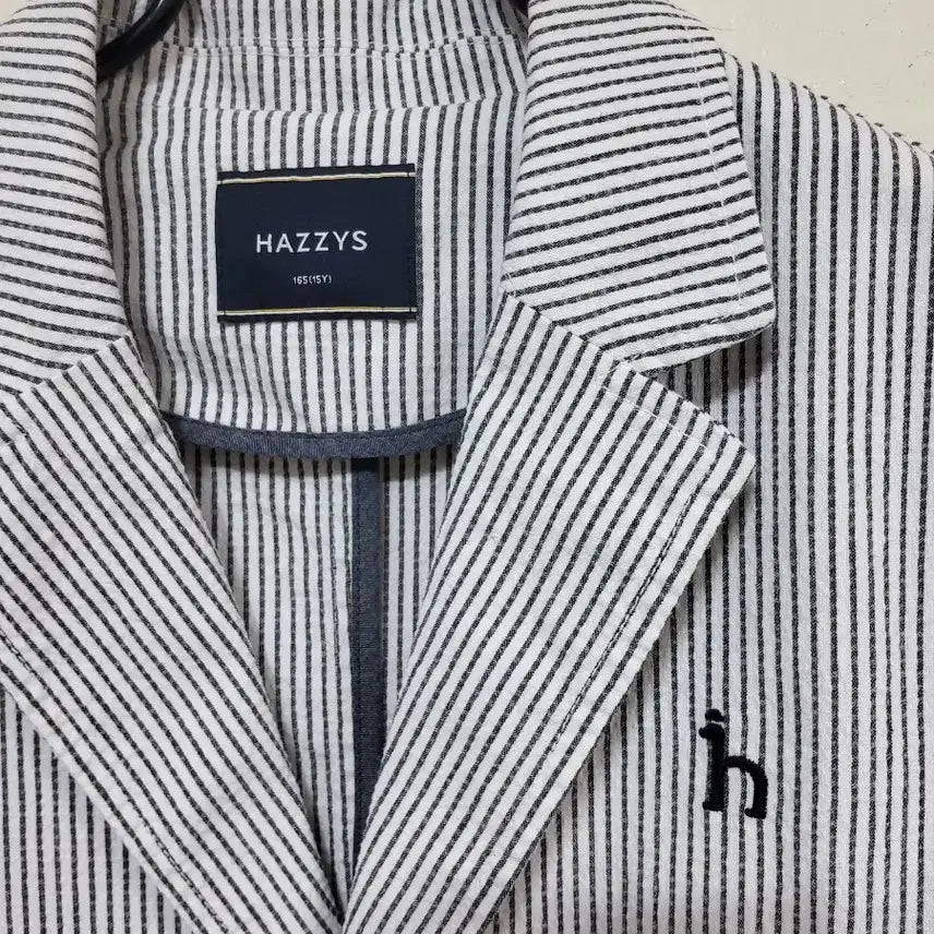 [BUNJANG] Hazzys Striped Cotton Jacket / 헤지스 스트라이프 면 자켓.260510
