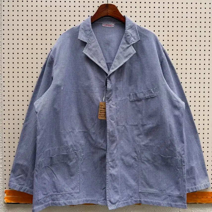 [BUNJANG] Ets. Bragard 1950s Houndstooth French Work Jacket / 1950s Ets.BRAGARD HOUNDTOOTH 50s프렌치워크자켓