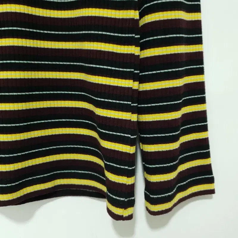 [BUNJANG] Nine Stripe Ribbed Knit / 나인 스트라이프 골지 니트 F_M2667