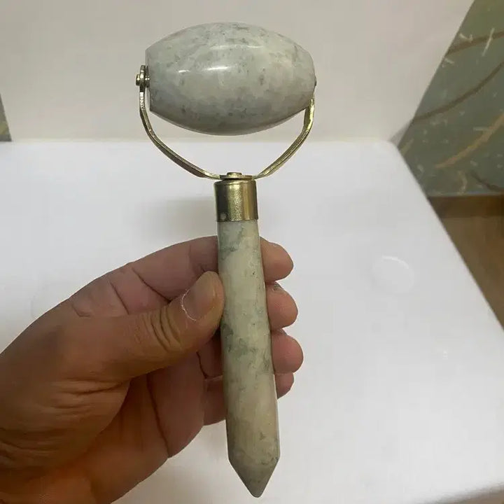 [BUNJANG] Jade Round Massager / 문양이 이쁜 옥으로 된 둥그리 안마기  /요316