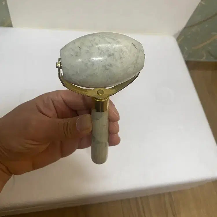 [BUNJANG] Jade Round Massager / 문양이 이쁜 옥으로 된 둥그리 안마기  /요316