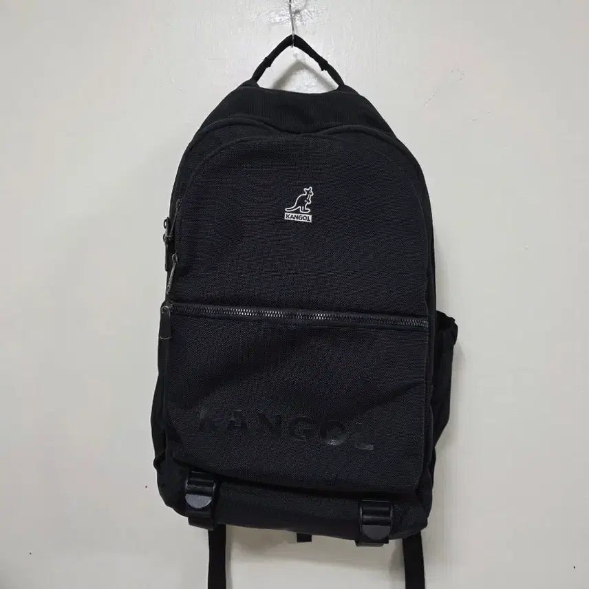 [BUNJANG] Kangol Black Backpack Bag / 캉골 블랙 백팩 가방.260508