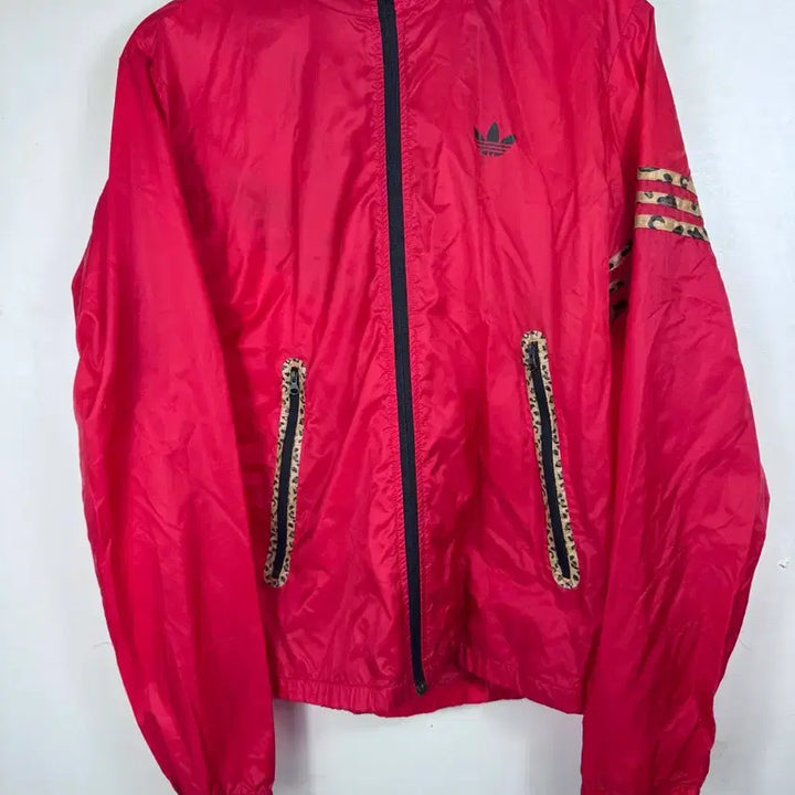 [BUNJANG] Adidas Red Nylon Windbreaker Jacket - Size 95 / 아디다스 바람막이 095사이즈