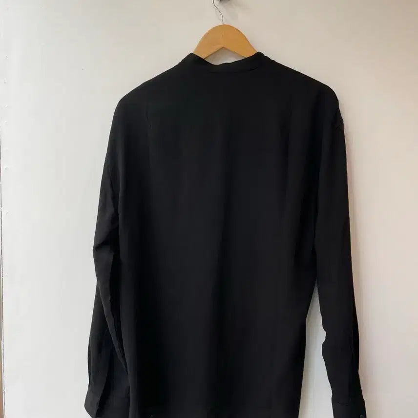 [BUNJANG] Drawfit Linen Collar Pullover T-Shirt / 드로우핏 린넨 카라 풀오버 티셔츠