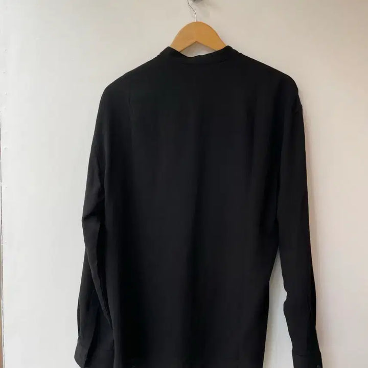[BUNJANG] Drawfit Linen Collar Pullover T-Shirt / 드로우핏 린넨 카라 풀오버 티셔츠