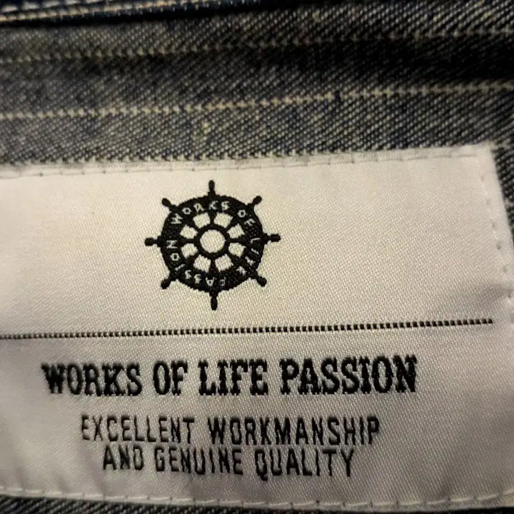 [BUNJANG] Wolf and the Amekaji Denim Work Jacket - L / 울프앤더 아메카지 데님 워크자켓/ L