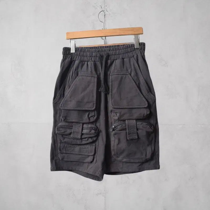 [BUNJANG] GRAIL Cargo Shorts M0412 / 그레즐리 카고 쇼츠 반바지 M0412