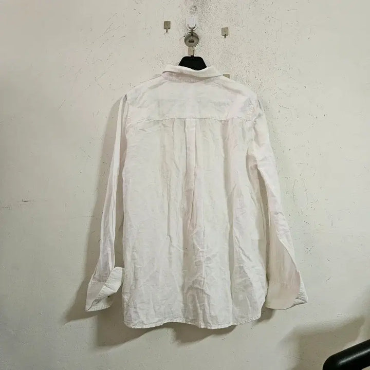 [BUNJANG] White Linen Shirt (Size L) / 화이트 린넨 셔츠 L 사이즈