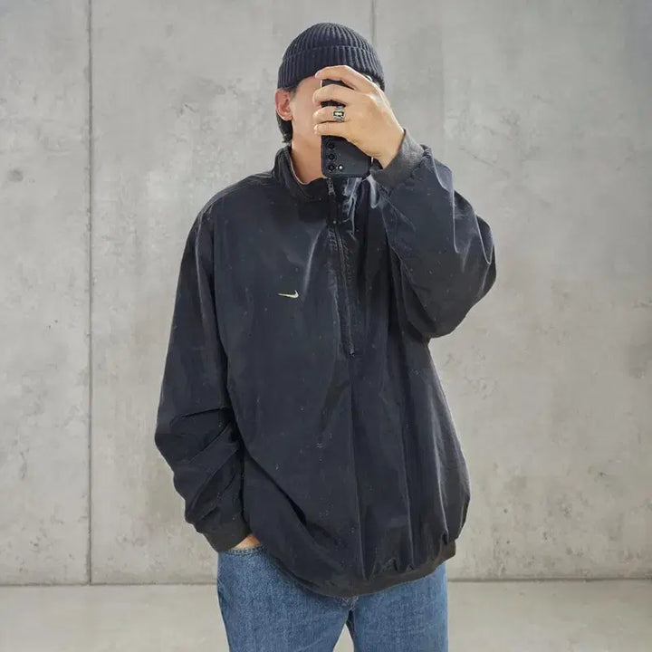 [BUNJANG] Nike Golf Therma-Fit Reversible Anorak Pullover (XL) / 00S 나이키 양면 아노락 M0401